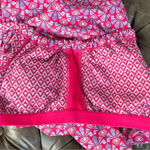 Prana Quinn Dress Geometric Shelf Bra Size M Cosmo Pink Botanica Outdoor hiking - Picture 14 of 16